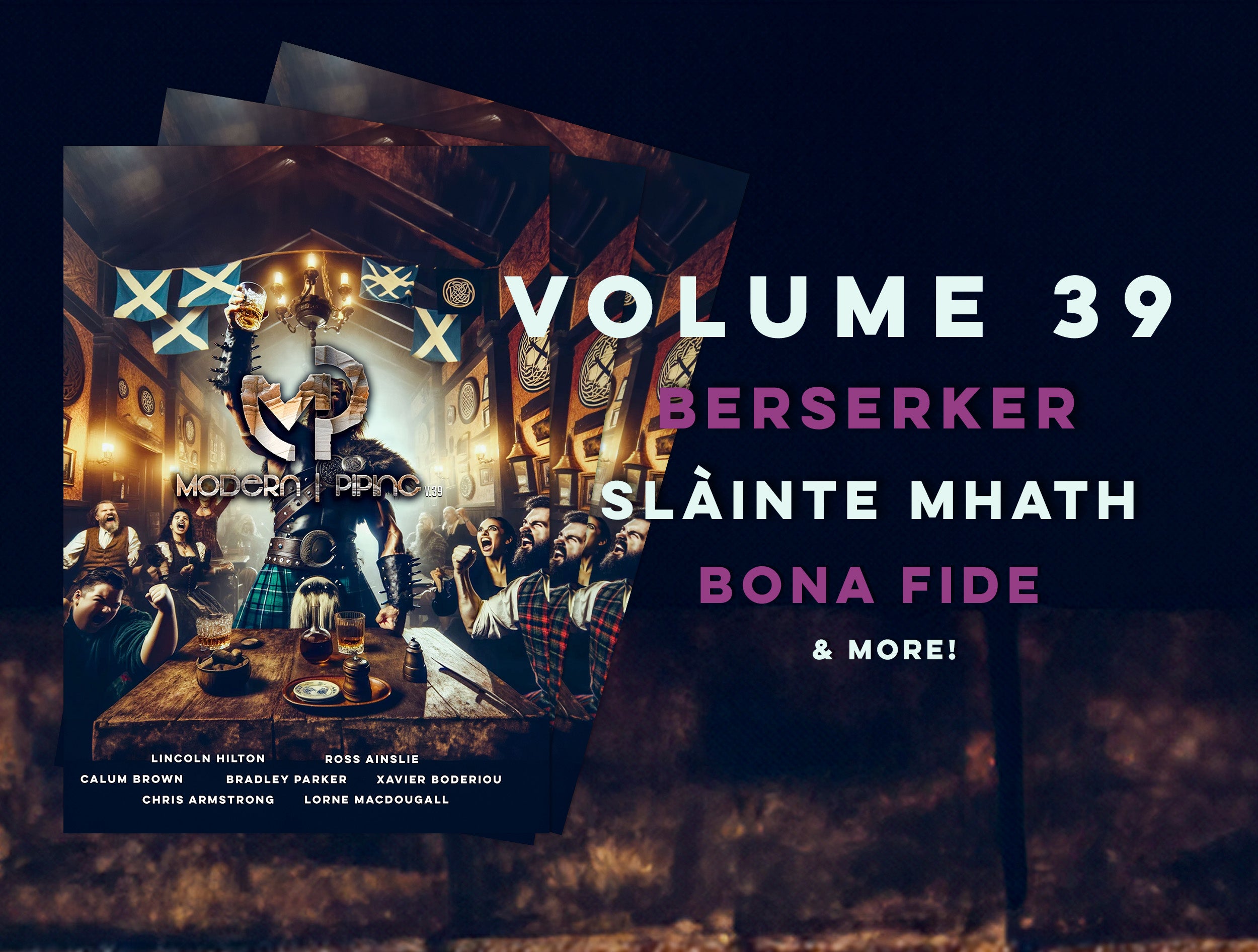 Volume 39 (Bagpipe Sheet Music Book) Modern Piping